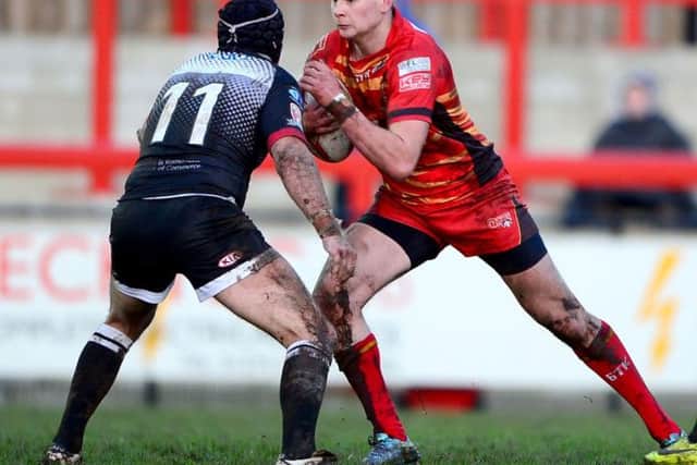Fit-again Dewsbury player Josh Guzdek.