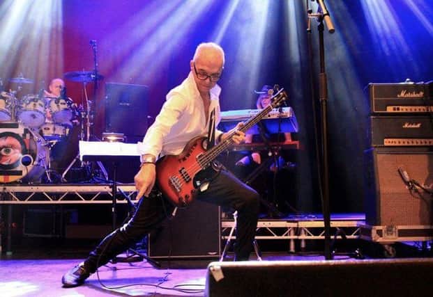 Tony Visconti on stage with Holy Holy. Picture: Nick Hynan
