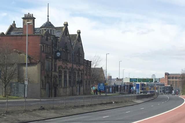 The former library building.
