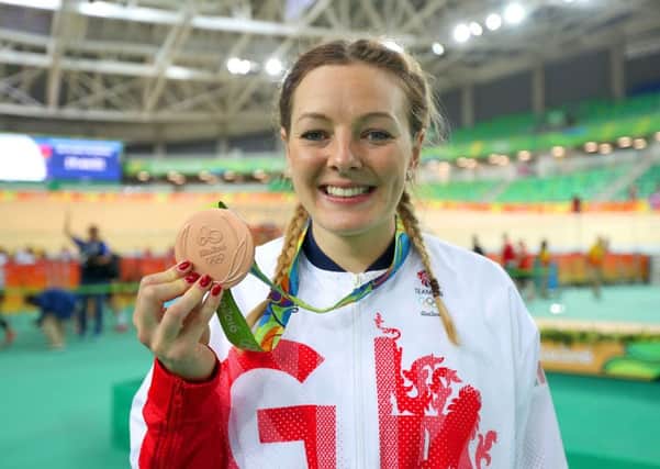 SUPPORT: Olympic cycling star Katy Marchant. PIC: PA