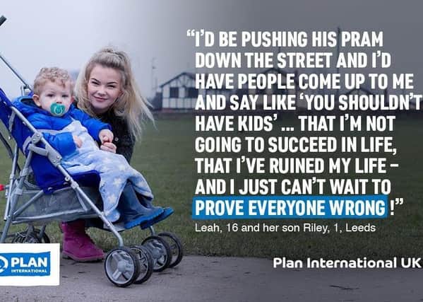 CANDID: Leah, 16, took part in Because I am a Girl.