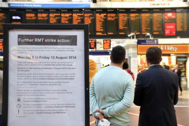 Industrial action in London and the South East spreads to Yorkshire today.