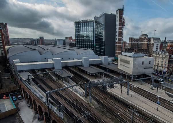 Leeds Station during the afternoon rush hour today. 
Picture: James Hardisty.