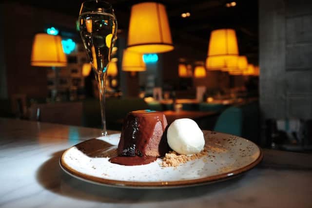 Chocolate fondant. PIC: Simon Hulme