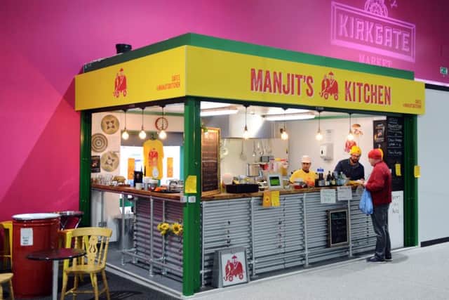 Manjit's Kitchen in Kirkgate Market, Leeds. Picture : Jonathan Gawthorpe