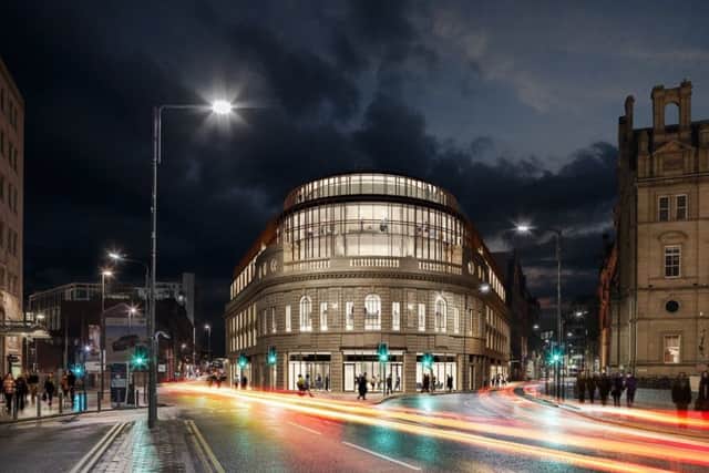 BRIGHT FUTURE: The Majestic building in City Square is to be turned into offices following a fire which destroyed its roof in 2014.