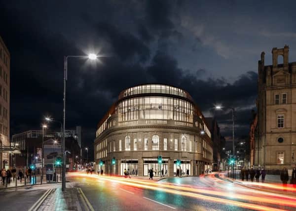 BRIGHT FUTURE: The Majestic building in City Square is to be turned into offices following a fire which destroyed its roof in 2014.