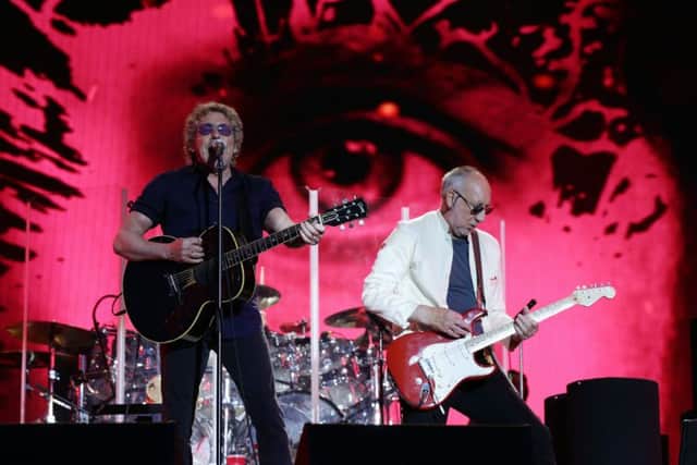 Roger Daltrey (left) and Pete Townsend of The Who