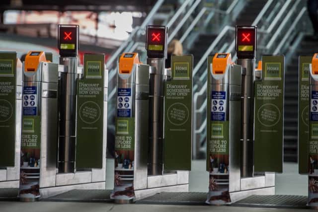 STRIKE: A quiet but coping Leeds train station during last weeks strike action. PIC: James Hardisty