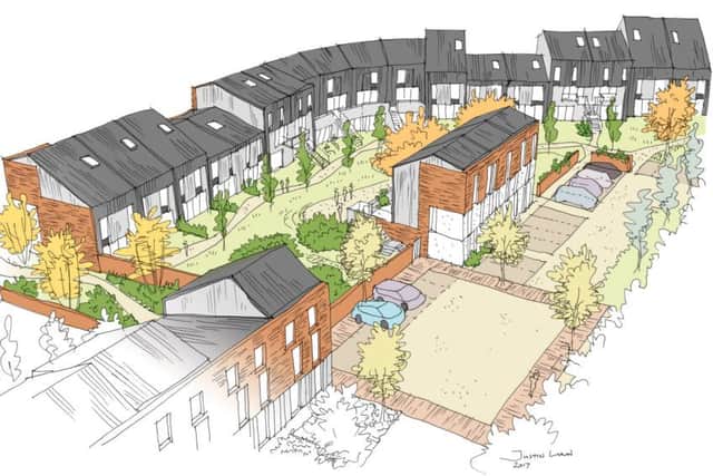 Artist's impression of how Chapeltown Cohousing (ChaCo) development would look. Picture: Justin Lunn