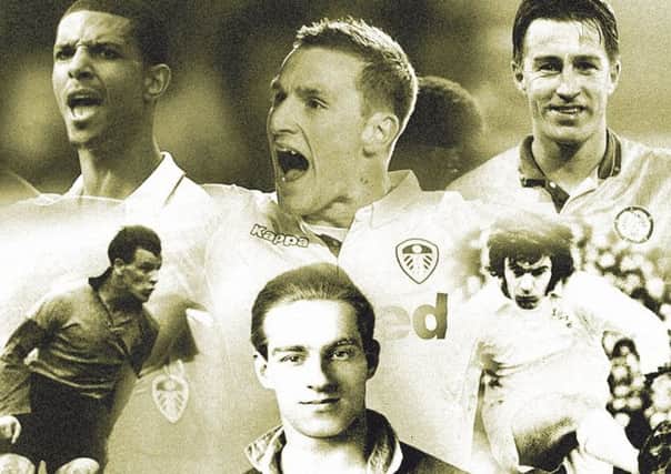 SIX OF THE BEST: Leeds United players who have passed the magic 30 mark. Graphic Garame Bandeira.