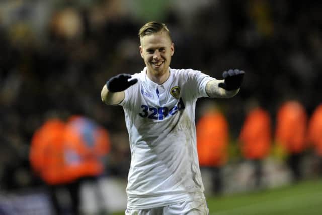 All smiles, Leeds United centre-back Pontus Jansson. PIC: Simon Hulme