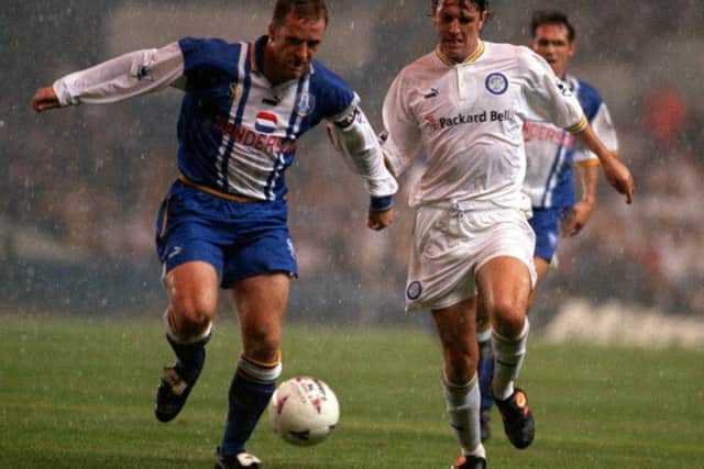 Lee Sharpe, who scored in the second encounter with Wednesday in the 1996-97 season.