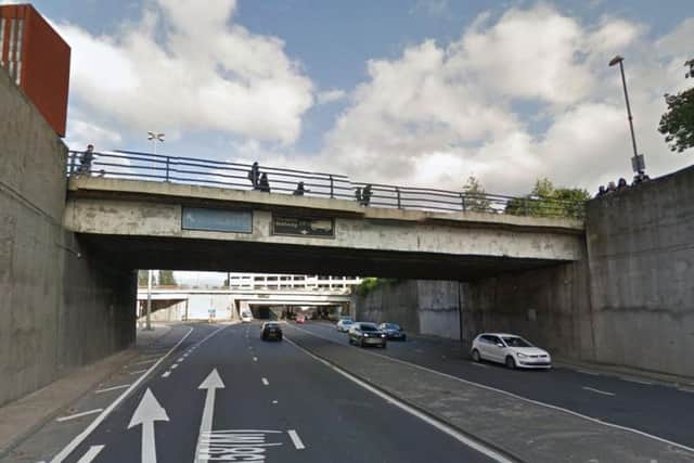 Police have closed a section of the A58 Leeds Inner Ring Road. Picture: Google