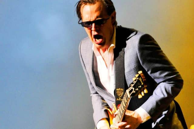 Joe Bonamassa's 'lightning fast fingers fly effortlessly around the fretboard'. Photo: Paul Rodgers.
