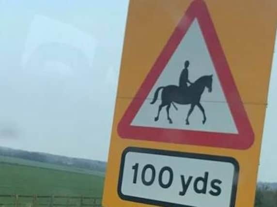 The cheeky sign near Wetherby