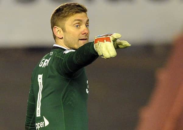 Full stretch: Rob Green has been ever-present for Leeds in the Championship this term.
