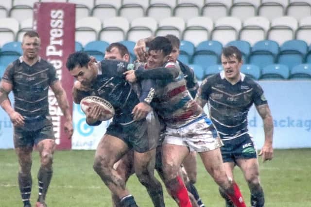 Chris Ulugia. Thought he'd saved the day for Featherstone at home to Toulouse.