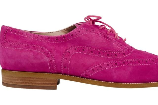Pink suede brogues, Â£65, Twiggy at Marks & Spencer.