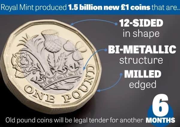 The good old 'round pound' is set to vanish from our change as the new 12-sided, criminal-unfriendly version replaces it. However, it could be weeks before one of the new, bi-metallic versions shows up in your pocket.