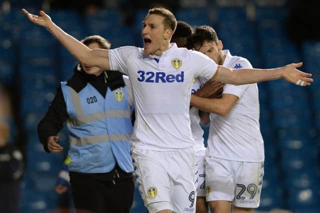 Chris Wood celebrates scoring for Leeds - but are they just a one man team?