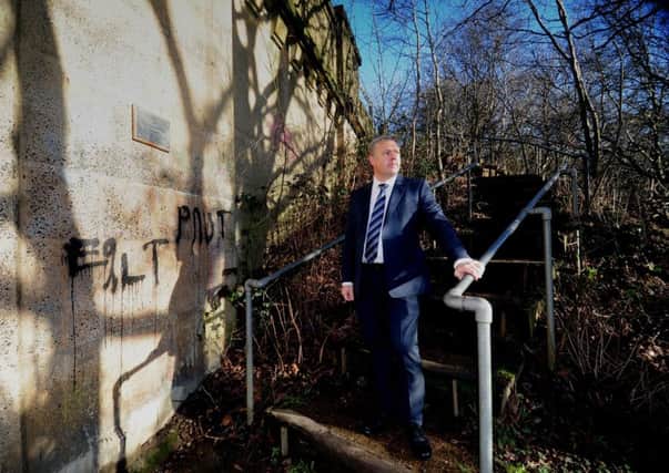 Detective Inspector Phil Jackson on Alice's Steps in Rodley Canal, where the third assault took place. Picture: Simon Hulme
