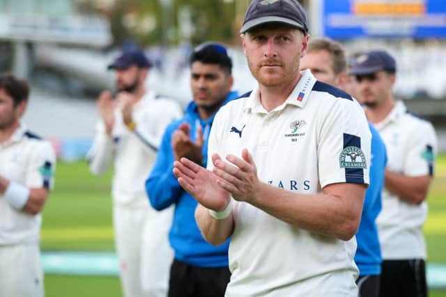 Yorkshire captain Andrew Gale looks dejected following the defeat. at Lord's last September. Picture by Alex Whitehead/SWpix.com