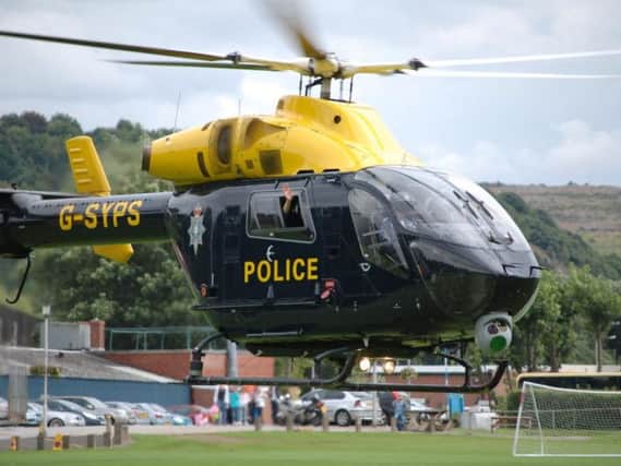 The West Yorkshire Police helicopter