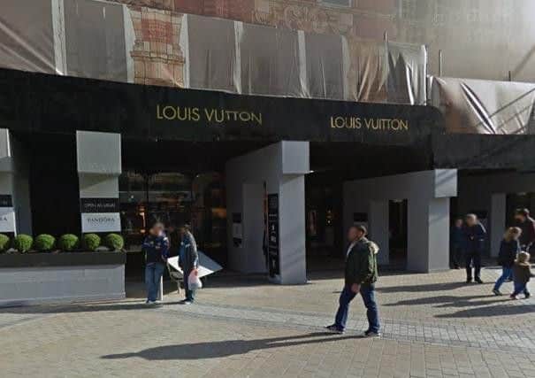 The Louis Vuitton Store in Briggate, Leeds. Picture: Google.