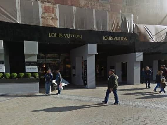 The Louis Vuitton Store in Briggate, Leeds. Picture: Google.