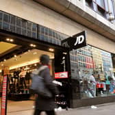 Library photo of the JD Sports shop on Oxford Street, London  Photo:  John Stillwell/PA Wire