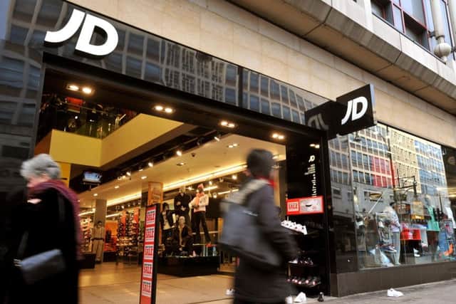 Library photo of the JD Sports shop on Oxford Street, London Photo: John Stillwell/PA Wire