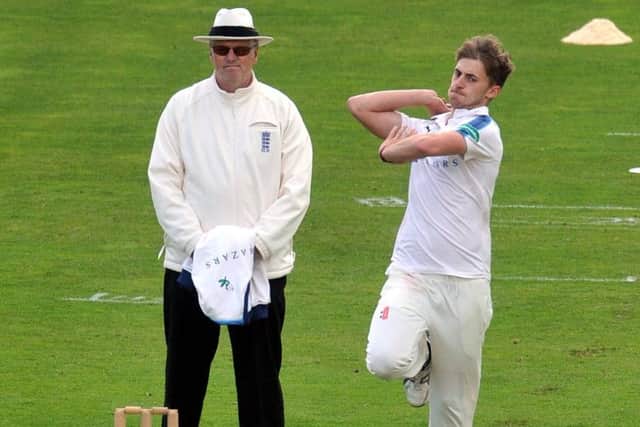 Yorkshire's Ben Coad. Picture: Tony Johnson.