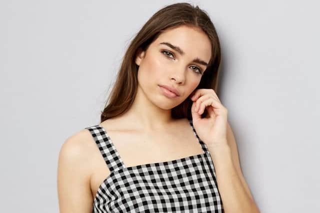 Cropped peplum cami, £15.99, from New Look.