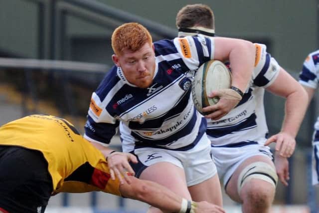 Yokshire Carnegie's James Thraves scored a first-half try against Ealing