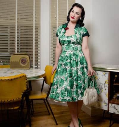 This 1950s outfit styled by Festival of Vintage, which takes place at York Racecourse this weekend, April 22-23.