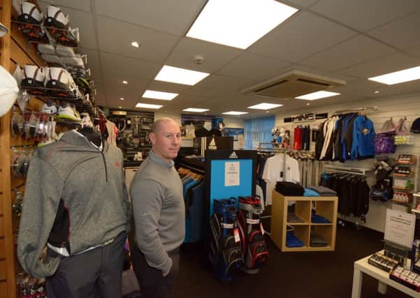 Leeds Golf Clubs pro shop has doubled in size since Adrian Newboult took over as professional two years ago (Picture: Chris Stratford).