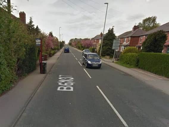 The car flipped onto its roof in Leeds Road, Kippax. Picture: Google