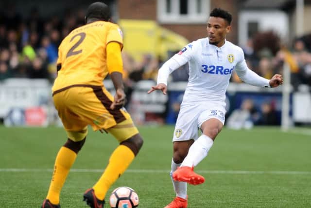 Leeds United's Tyler Denton is back in training after a knee injury. PIC: Jonathan Gawthorpe