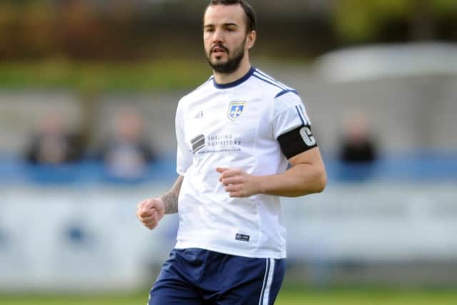 Guiseley captain Danny Lowe forced the ball home for the equaliser