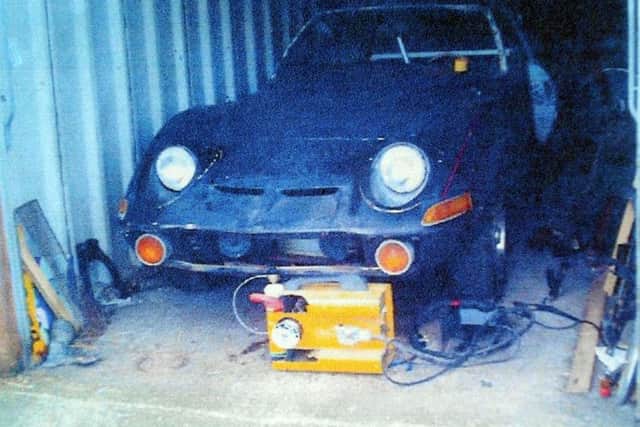 SHELL: The Opel GT before its Â£20,000 restoration.