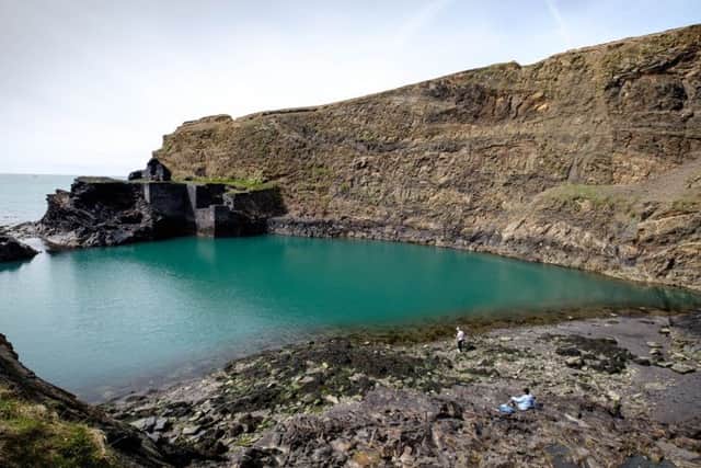 The Blue Lagoon at Abereiddy. PIC: Ian Day