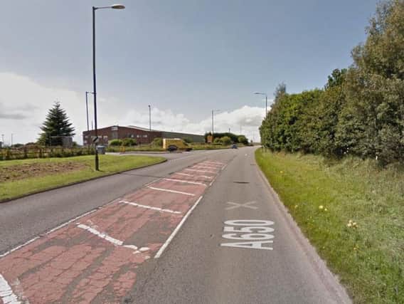 The car crashed on the Drighlington Bypass. Picture: Google