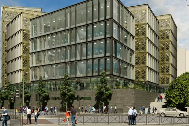 An artist's impression of the new Quarry Hill campus.