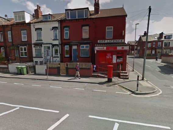 Police were called to the post office in Compton Road, Harehills, yesterday. Picture: Google