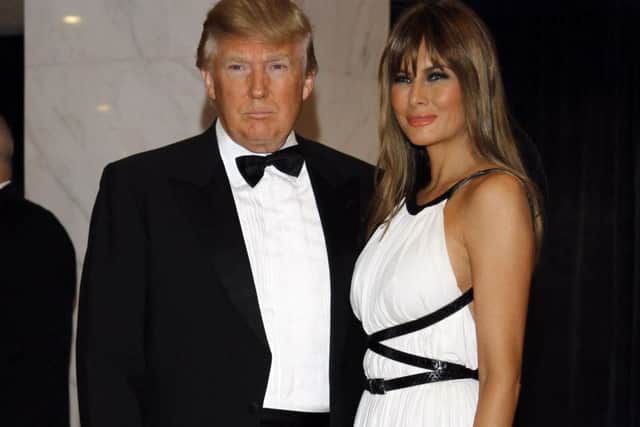 The age gap between Donald Trump and his wife Melania  is the same as that between French President-elect Emmanuel Macron and his wife, Brigitte (AP Photo/Alex Brandon).