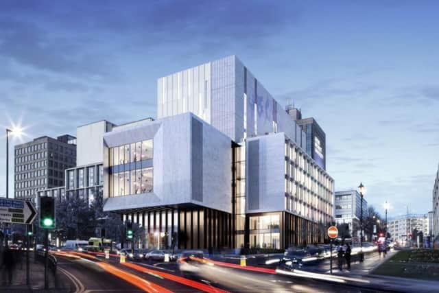 An artist's impression of Leeds Beckett's Â£75m creative arts building.
