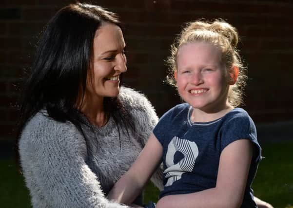 Louise Prince is set to run this Sunday's Leeds Half Marathon to   raise funds for research into a condition so rare it affects just five youngsters in Leeds.Her daughter Neve Prince, 8, has Angelman Syndrome  a genetic disorder that causes developmental delay and epilepsy, among many other symptoms.
9 May 2017.  Picture Bruce Rollinson