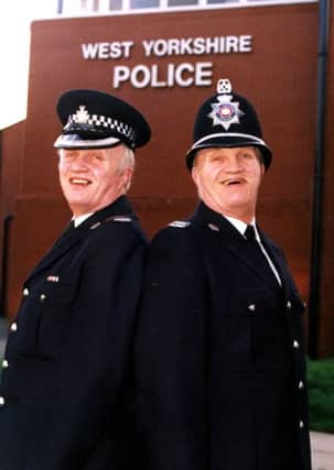 Police twins Jack(left) and Jim Wright
