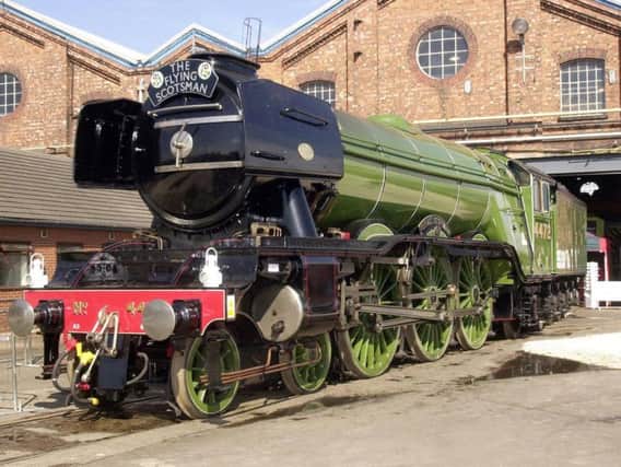 The Flying Scotsman in Doncaster.